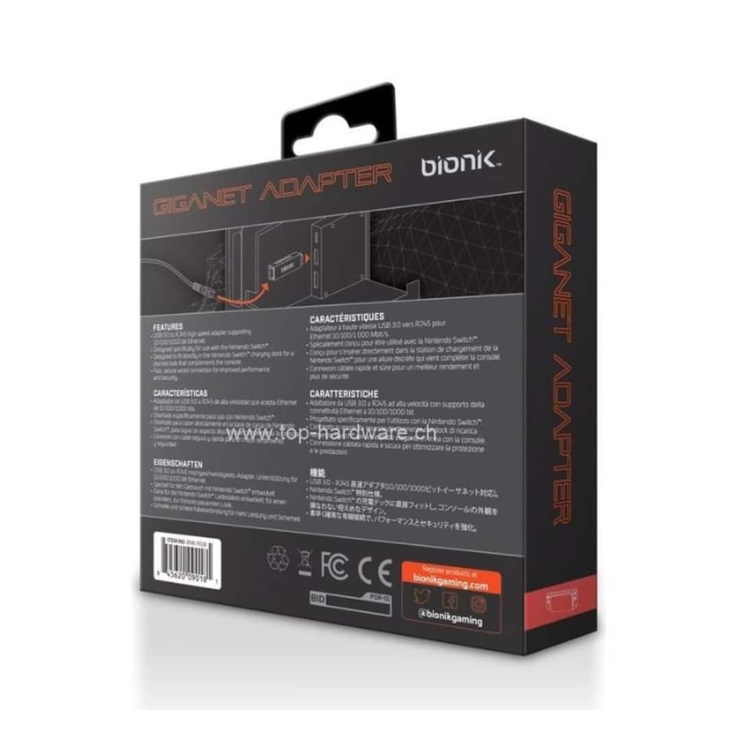 Bionik GIGANET Adapter Netzwerkadapter USB 3.0
