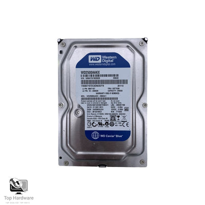 WD Blue WD2500AAKX . 250 GB 3,5" SATA-Festplatte mit 7200 U/min