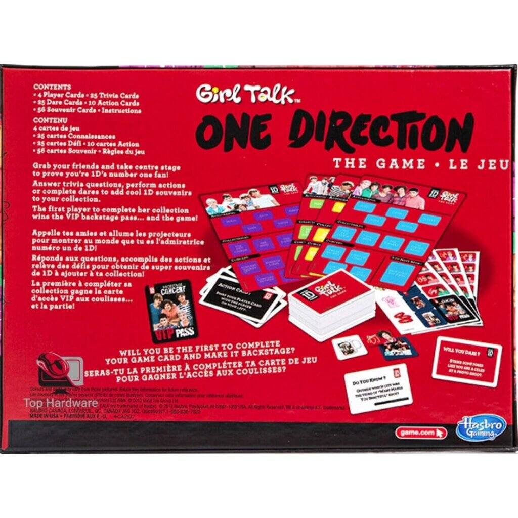 Girl Talk One Direction Brettspiel