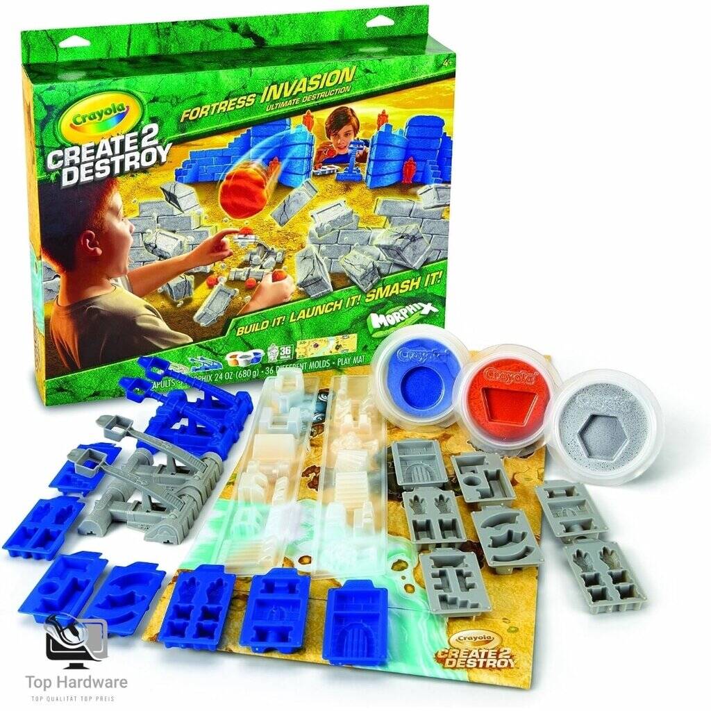 Crayola Create 2 Destroy Fortress Invasion Spielset