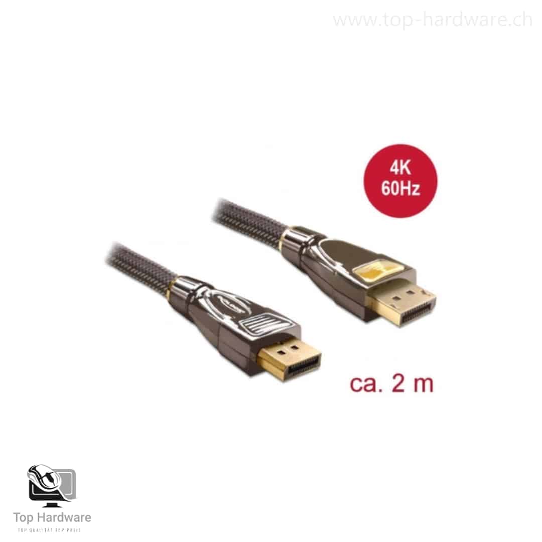DisplayPort 1.2 Kabel . 2 m | 4K @ 60 Hz