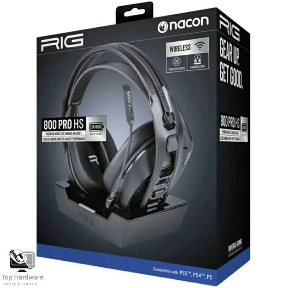 RIG 800 PRO HS Wireless Gaming-Headset für PS5/PS4 . 24h Akku